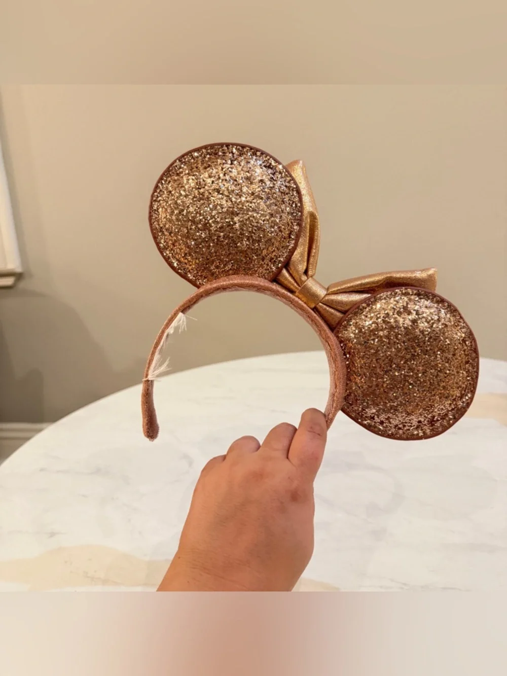 NEW Disney Minnie Ears Headband - Briar Rose Gold